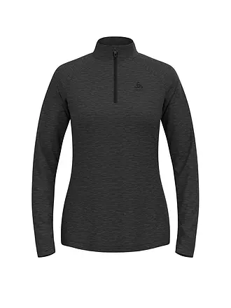 ODLO | Damen Unterzieh Zipshirt Essentials Ceramiwarm | 